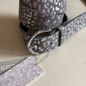 Chico’s leather belts NWT S & L
